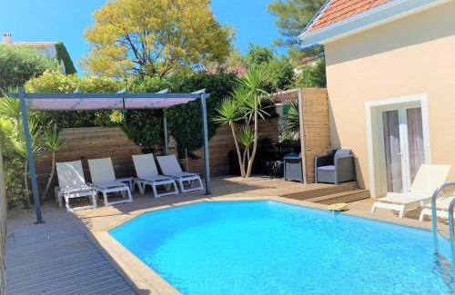 Cros-de-Cagnes Villa | Maison avec piscine et parking à 1,3km des plages