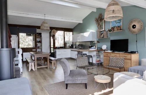 Lacanau Ski Chalet | Maison bois au bord du lac