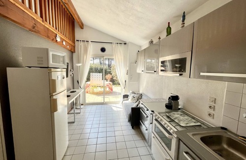 Lacanau-Ocean Ski Chalet | Maison jumelée 4/5 personnes residence avec piscine - 344403