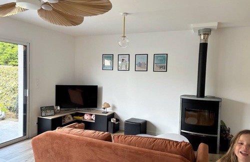 Damgan House | Maison Moderne 400m Plage/150m Rivière