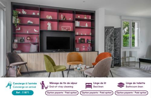 La Baule-Escoublac House | Maison pour 4 avec jardin à 1km de la plage