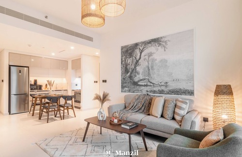 Dubai Marina Apartment | Manzil - Stylish 1BR in Emaar Beachfront