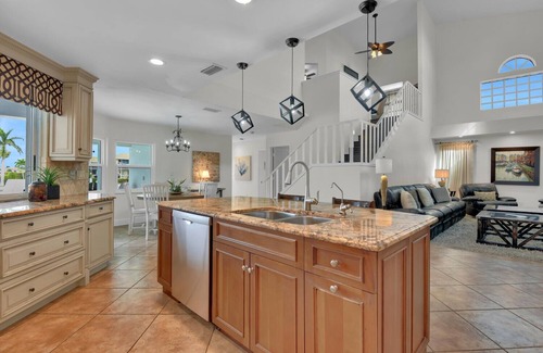 Marco Island House | MARIANA COURT - Luxury Home, Wide Water Views, Oversized Dock!