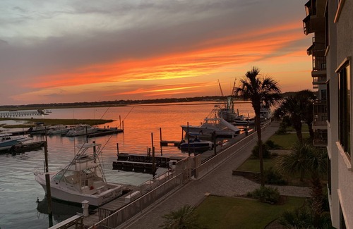 Murrells Inlet Condo | MARLIN QUAY, 2 BR , 2 bath , Unit 205, ELEVATOR, Pools, overlooks Marina