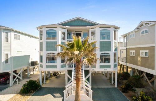 Holden Beach House | Marsh Mellowed by the Sea Brunswick Vacation Rentals Privated heated pool and beach