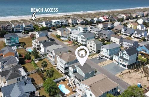 Holden Beach House | Marsh Mellowed by the Sea Brunswick Vacation Rentals Privated heated pool and beach