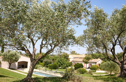 Rochegude Ski Chalet | Mas for rent, private swimming pool, petanque court