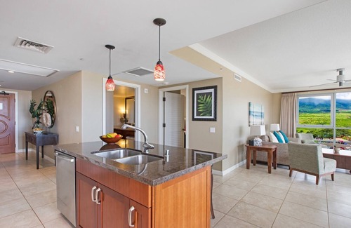 Kaanapali Condo | Maui Resort Rentals: Hokulani 820 – Top Floor 2BR w/ Ocean & Mountain Views + X L Balcony!