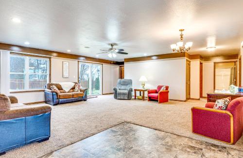 Sunman House | Meadow Edges with Yard and Views in Odon