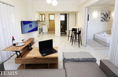 Pasalimani Apartment | MELMA PROPERTIES- ARTEMIS lower ground apartment in front of the Yacht Marina