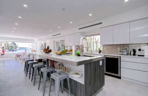 Eastern Shores Villa | Miami, Beach, Waterfront, Pool, Boat dock, Quiet, Beach, Luxury, View, modern