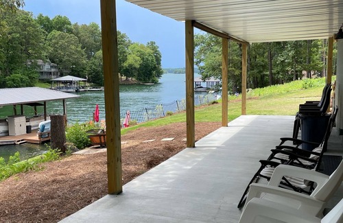 Dadeville House | Mid lake, pet friendly 4 bedroom, 3 bath with protected swim area