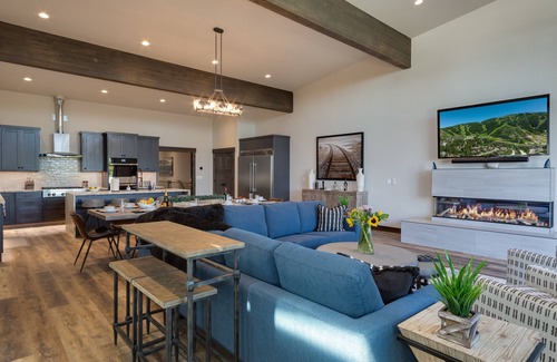 Whitefish House | Mid-Mountain Ski In/Ski Out with Game Room + Hot Tub + Pet Friendly