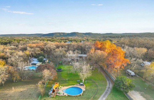 Wimberley House | Mill Race Lodge I Waterfront, Pool, Wimberley