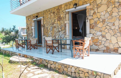 Arillas Apartment | 'Mirage Arillas Studio Type B11' with Sea View, Shared Pool & Wi-Fi