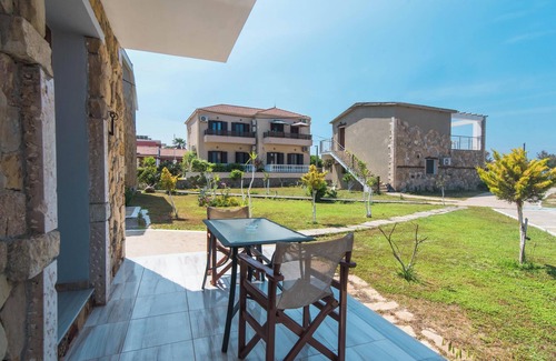 Arillas Apartment | 'Mirage Arillas Studio Type B11' with Sea View, Shared Pool & Wi-Fi