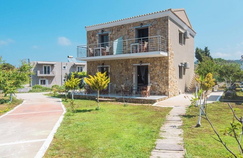 Arillas Apartment | 'Mirage Arillas Studio Type B15' with Sea View, Shared Pool & Wi-Fi