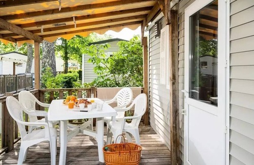 La Flotte House | Mobil-home | Classic XL | 2 Ch. | 4 pers. | Raised terrace | TV