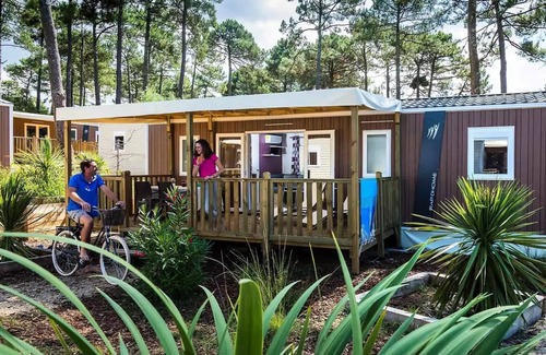 Claouey House | Mobil home Essentiel 2 bedrooms Signature with air conditioning 6 persons