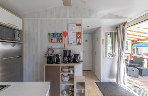 Samoens RV Rental | Mobile Home '5 Pers - Camping Samoens' with Mountain View and Private Terrace