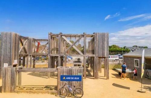 Saint-Jacques Villa | Mobile-home 6 personnes dans camping avec piscine - accès direct plage - MADEN