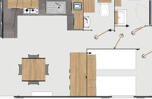 Perols House | Mobile Home OuiReves 549, facing the Mediterranean
