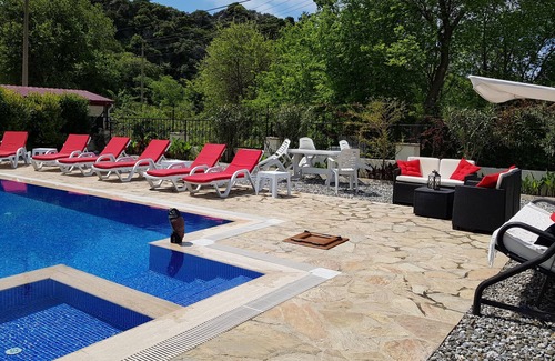 Dalyan City Center Villa | Modern 3 bed villa private pool family friendly