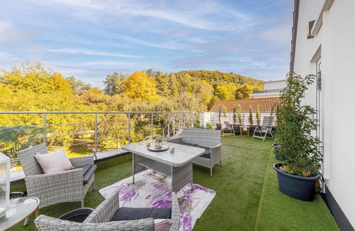 Helmsange Apartment | Modern 3BR 2BA with AC, Terrace & Free Parking near Luxembourg City
