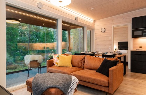 Rukatunturi Villa | Modern 3BR Villa Retreat in Ruka with Private Sauna & Near Ski Slopes