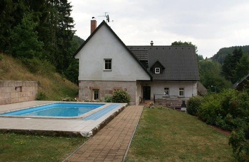Stupna Apartment | Modern Apartment in Vidochov with Swimming Pool