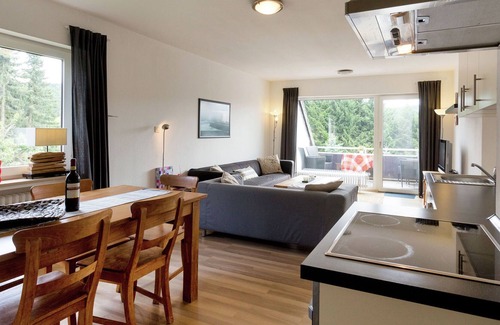 Kuestelberg Apartment | Modern apartment in Küstelberg with private balcony