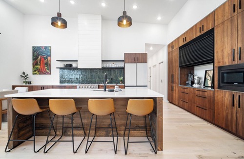 Sequim House | Modern Chalet Lux Home with Mnt Views, Hot Tub & EV Charger