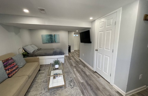 Washington Apartment | Modern Chic Basement in Historic Anacostia, Close to Waterfront, Navy Yard