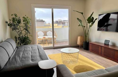 Sheikh Zayed City Apartment | Modern chic rooftop studio