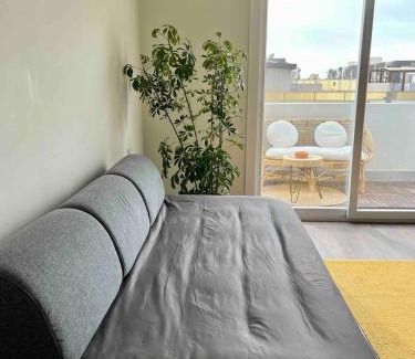 Sheikh Zayed City Apartment | Modern chic rooftop studio