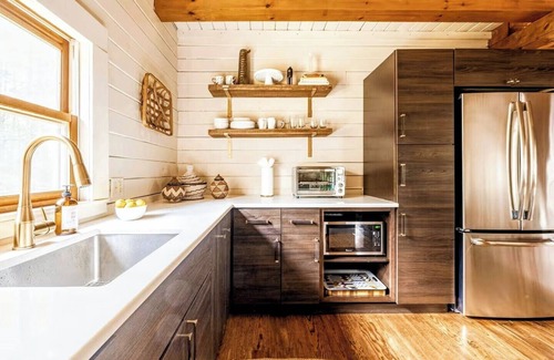 Stone Ridge Cabin | Modern, Cozy, Idyllic Log Cabin Secluded on 6 Serene Acres