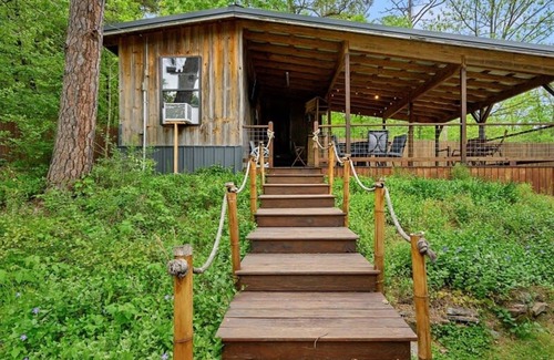 Broken Bow House | Modern Farmhouse With Gameroom Firepit