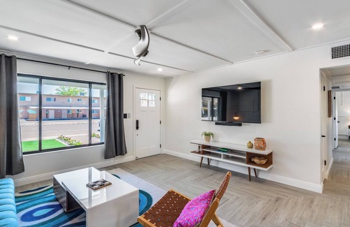 Southwest Village House | Modern Getaway: with private pool, outdoor fireplace, near Camelback Mountain
