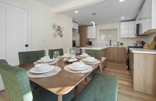 West Hills House | Modern home with office near Warner Center, spacious yard pets welcome