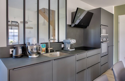 Penmarch Ski Chalet | Modern house for 6 - 300m from Pors Carn beach