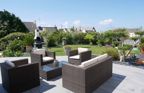 Etel Villa | Modern house in Étel, 4 beds, private garden, Wifi, pets allowed