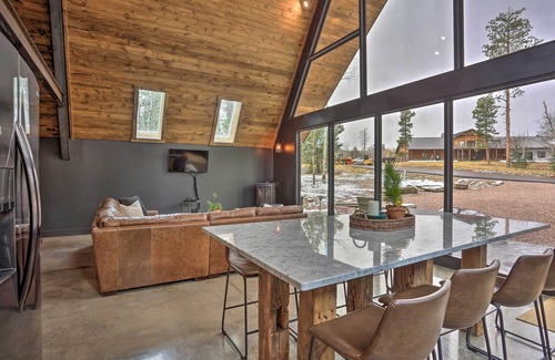 Deadwood Cabin | Modern Lead A-Frame w/Hot Tub: Hike, Bike & ATV!