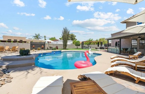 Santiago House | Modern Luxury Scottsdale Resort! Pool, Golf, Games