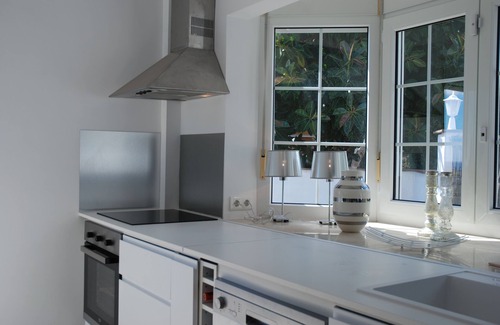 Urbanizacion Puerto de Estepona Villa | Modern Nordic inspired 4 bedroom villa with pool and fantastic views in Estepona
