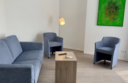 Remagen Apartment | Modern penthouse apartment with terrace over the roofs of Remagen
