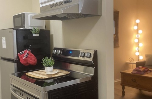 Fondren Apartment | Modern Queen Suite Apt