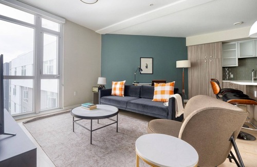 South of Market Apartment | Modern SoMa 1BR w/ Gym, Garden, EV Charging by Tech HQs, by Blueground