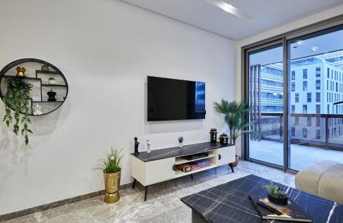 Casablanca Apartment | Modern Unit in Casa Finance City With Free Parking
