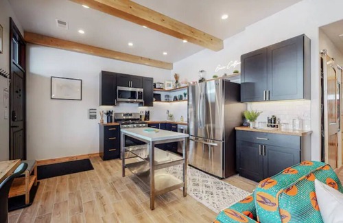 Angel Fire Condo | Modern Villa /2BR /2BA /FP /2 Patios /Arcade /5 min to Slopes and Trails!