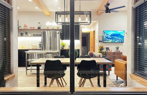 Angel Fire Condo | Modern Villa /2BR /2BA /FP /2 Patios /Arcade /5 min to Slopes and Trails!